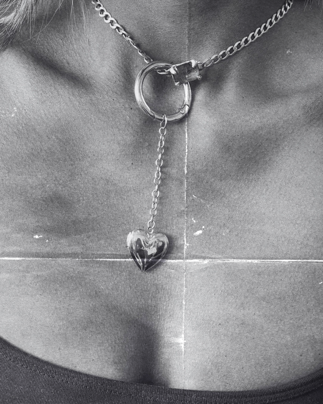 Heart 'Cor Amoris' Locket Keychain