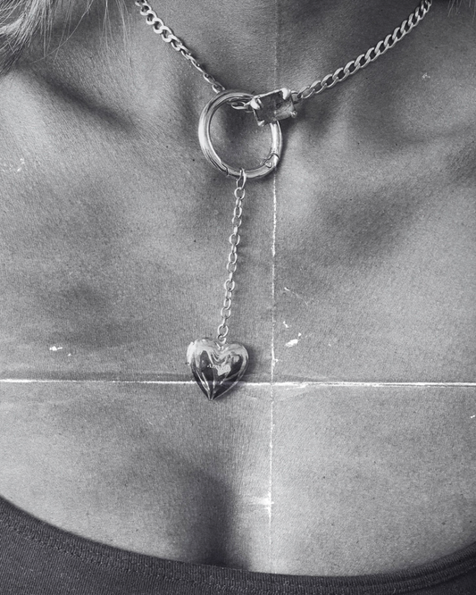 Heart 'Cor Amoris' Locket Keychain